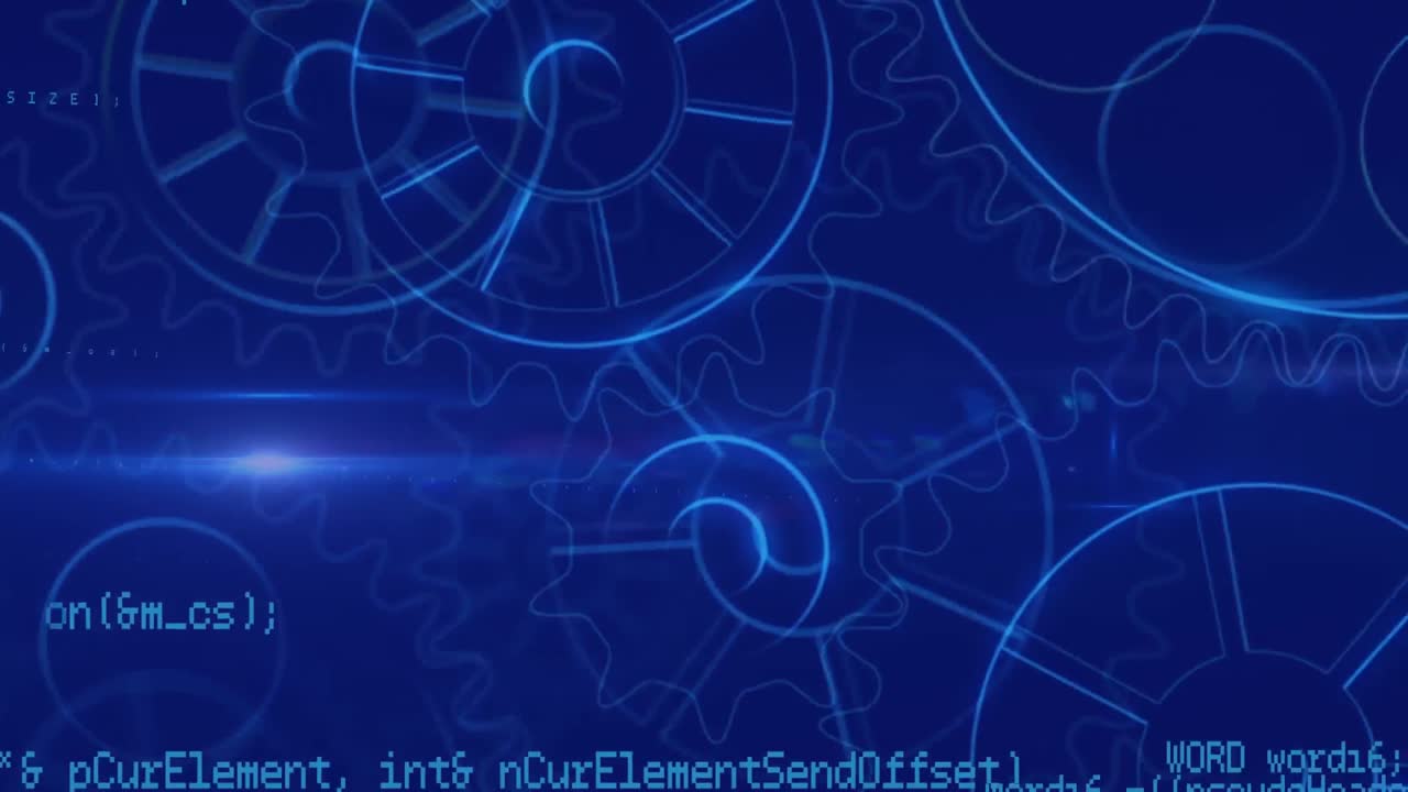 códigos de programa y engranajes