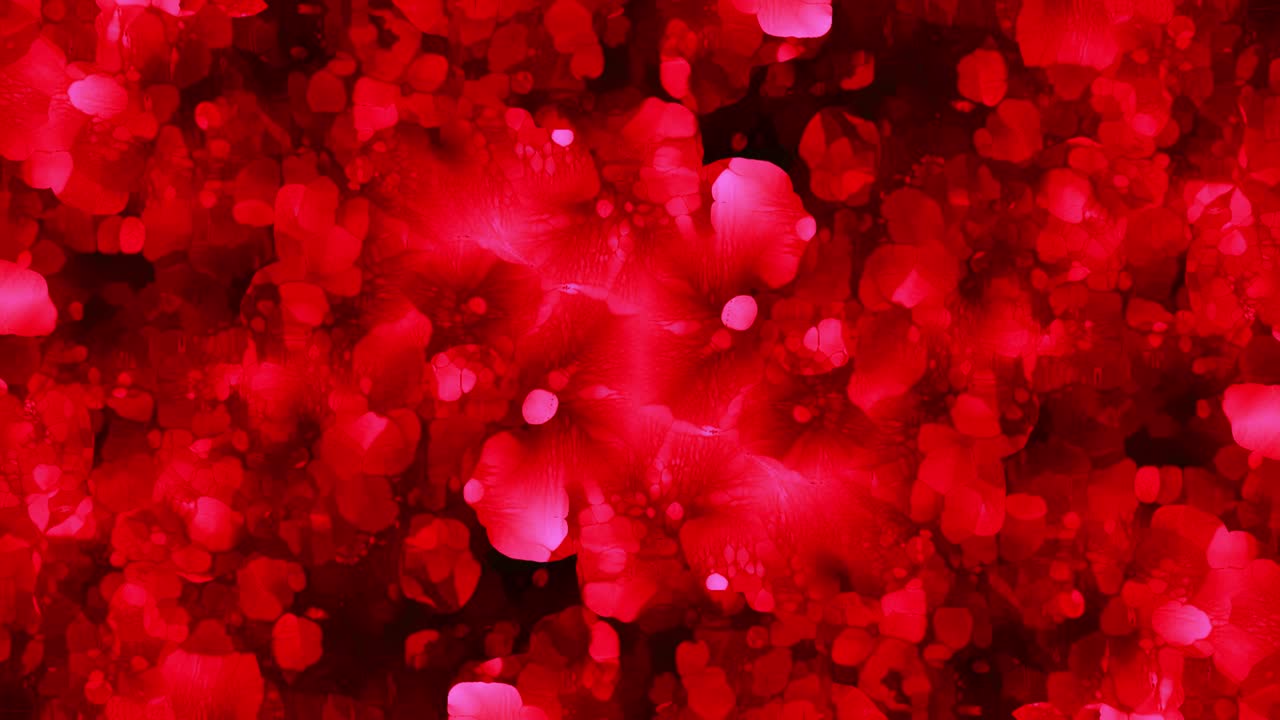 은 시각: 애니메이션과 같은 추상적인 칼레도스코프