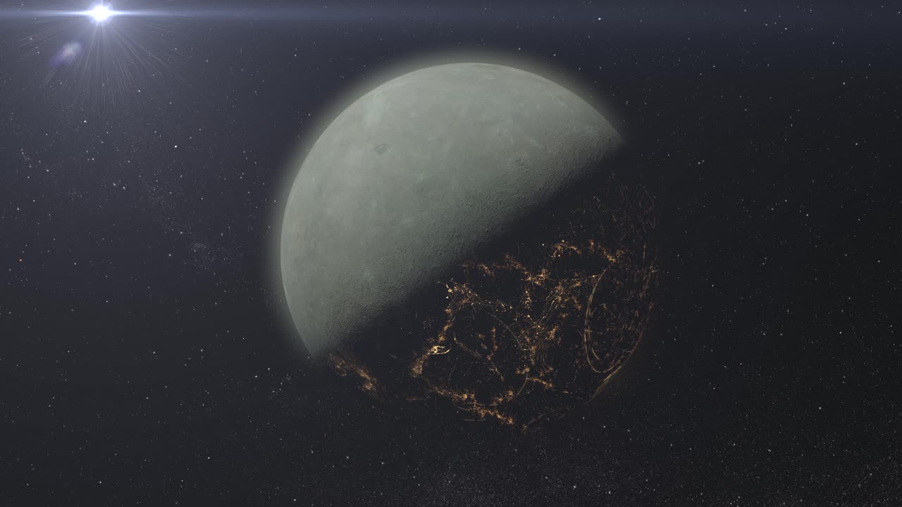 지구와 같은 도시 불빛을 가진 외계 행성