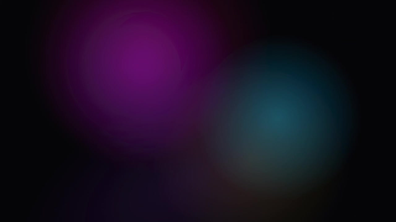 Abstract Background with Soft Glowing Purple and Teal Light Orbs