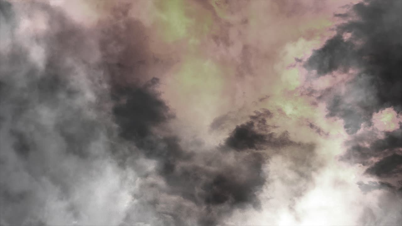 punto de vista tormentas eléctricas que ocurren dentro de las nubes