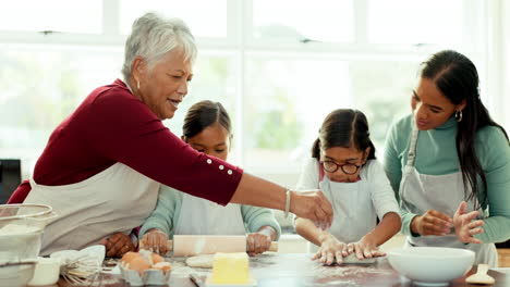cooking, food and baking with big family