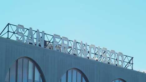 san francisco sign on a building
