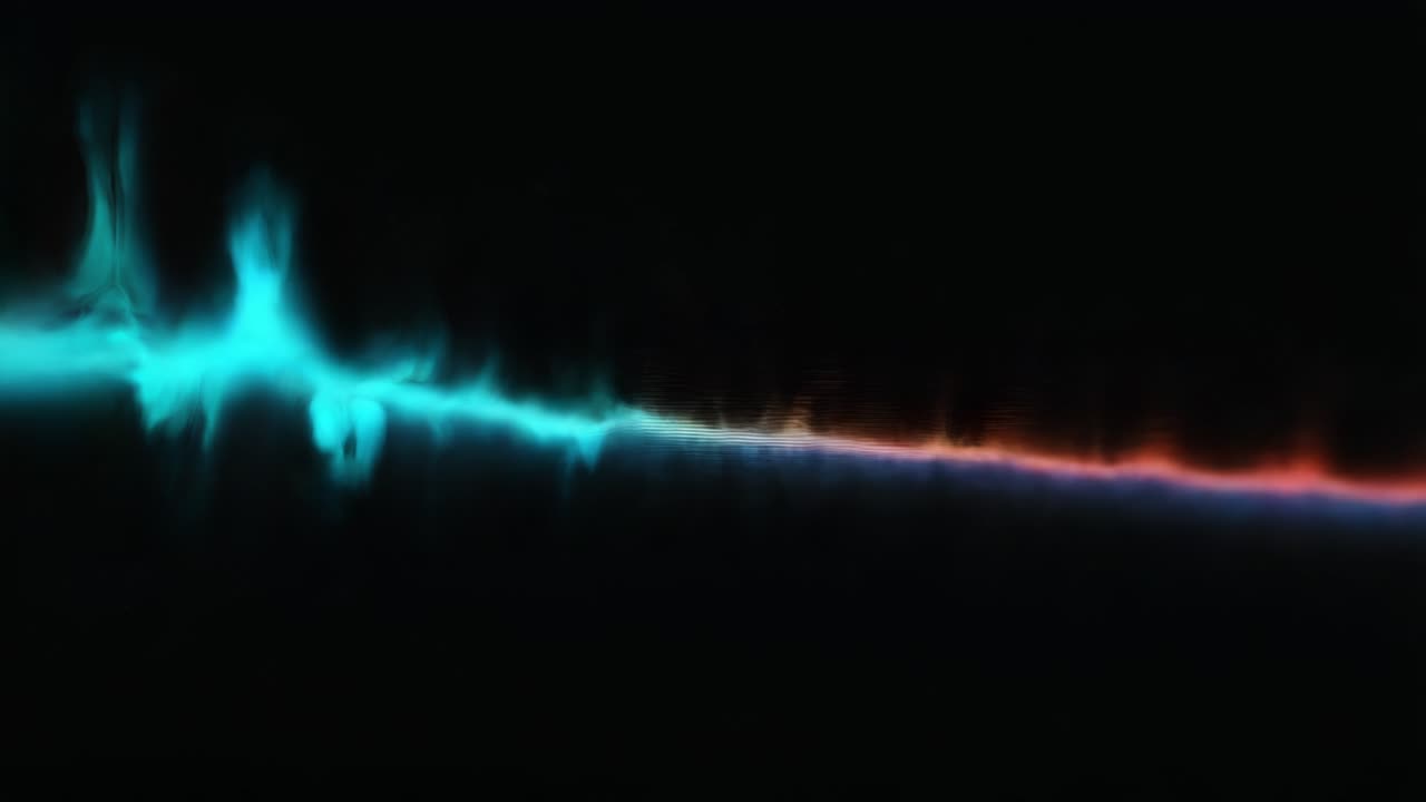 A Stunning Visualization of Sound Waves Displaying Vibrant Colors and Patterns in Two Distinct Frames Signifying Audio Dynamics and Frequency Representation