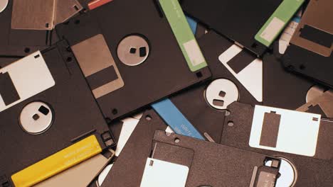 pile of floppy disks