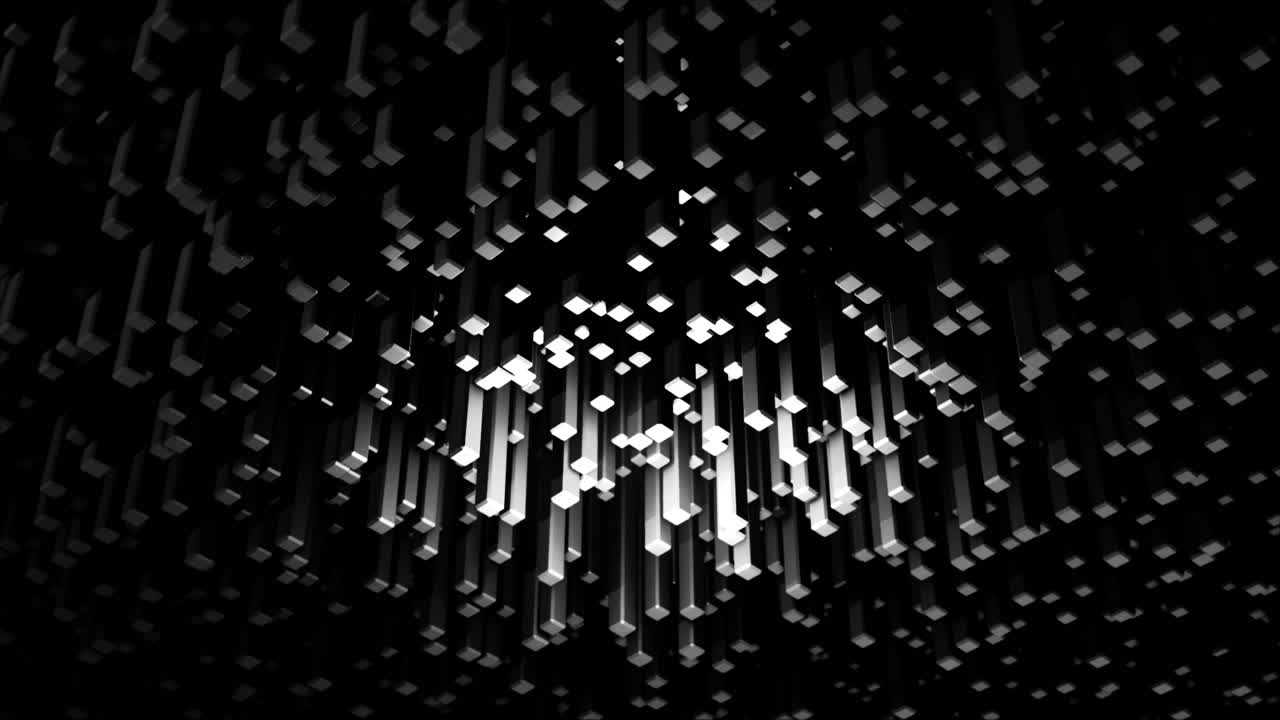 Abstrakt 3D geometrisk mønster