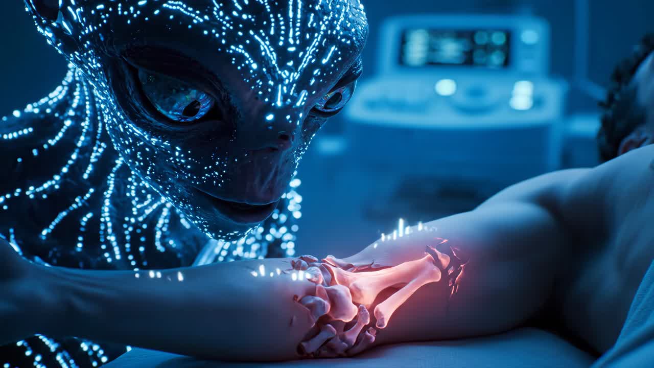 examen médico de un extranjero