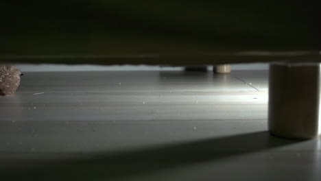 looking under the bed