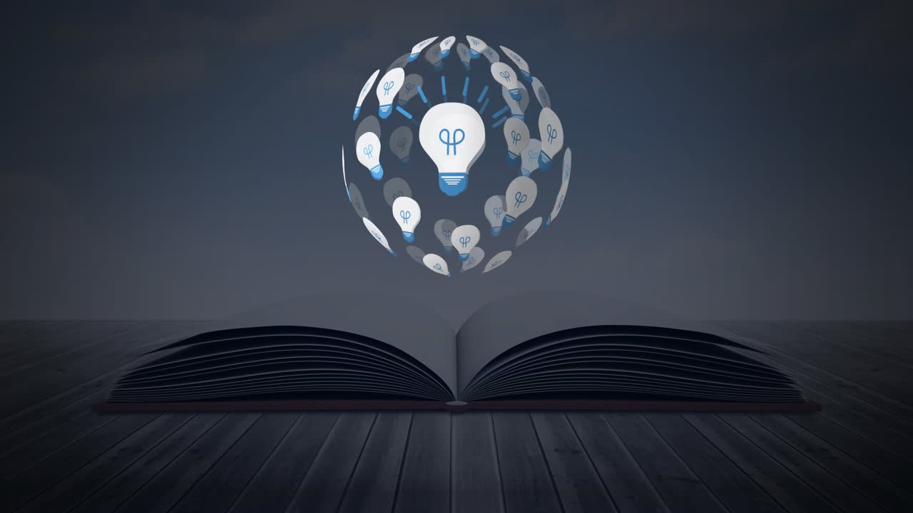 bombillas y un libro