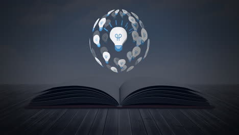 bombillas y un libro
