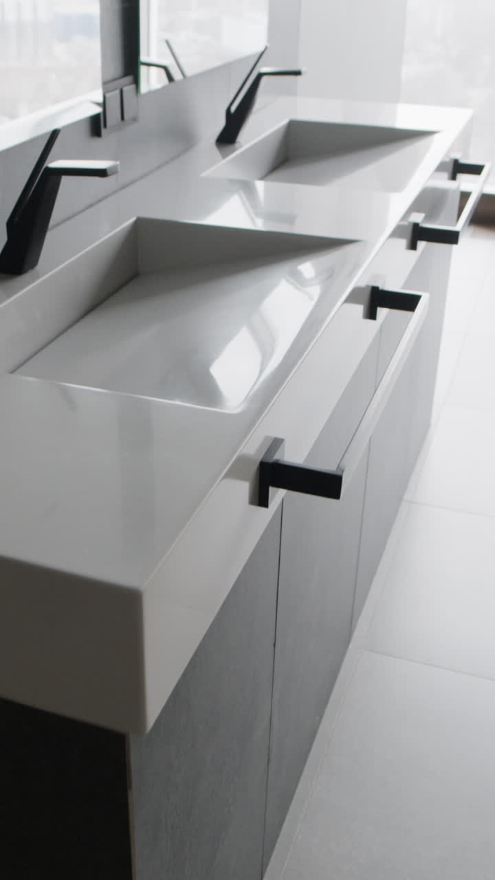 Modern Double Sink Bathroom Vanity