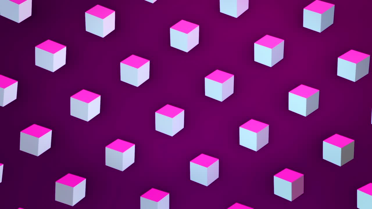 큐브의 추상적인 기하학적 패턴