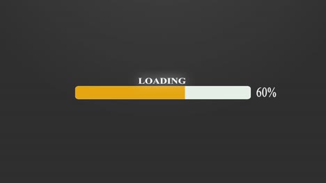 animation of futuristic loading transfer download 0-100