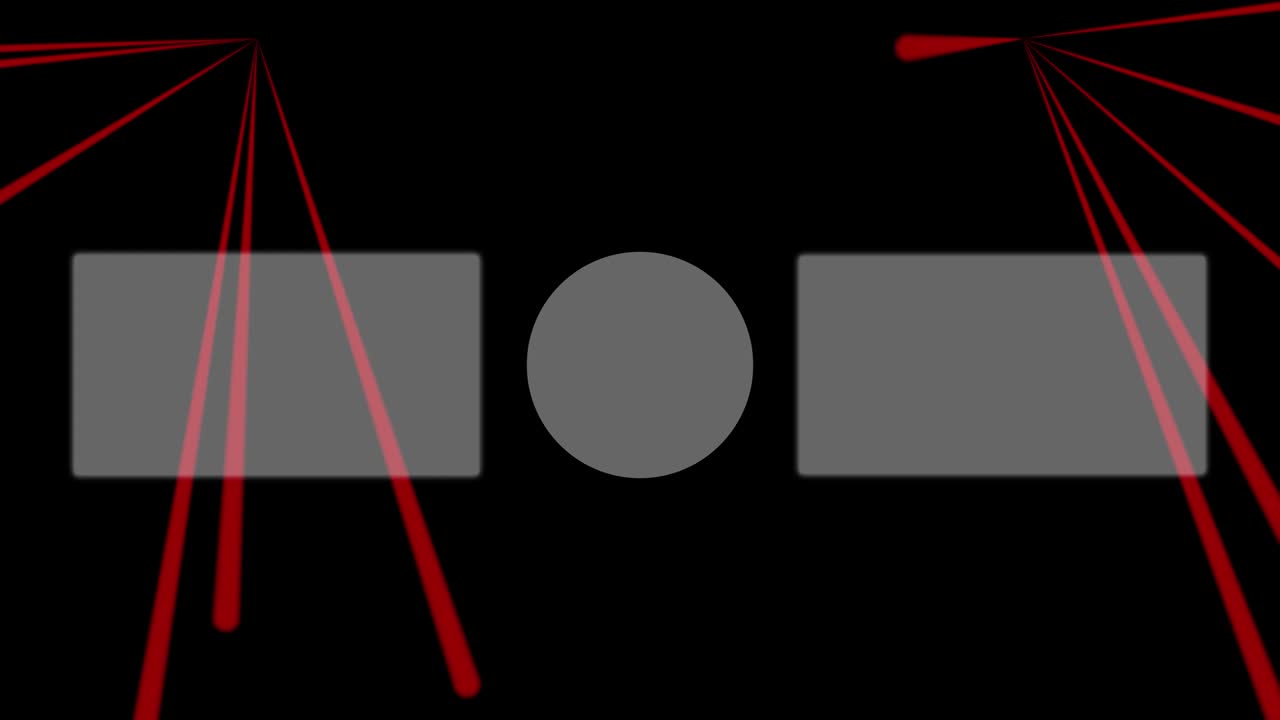 레이저 스테이지 세트  엔드 카드 엔딩 스크린 모션 그래픽