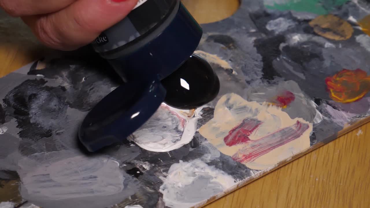 캔버스 기본 색상의 혼합 색상