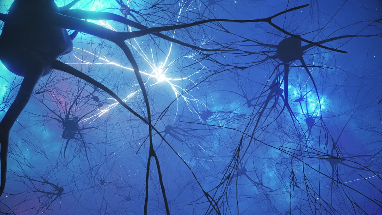 las neuronas en un cerebro cósmico