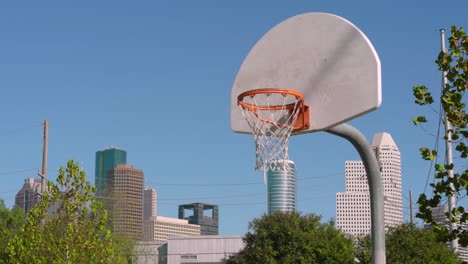 view of downtown houston, texas from city recreation park