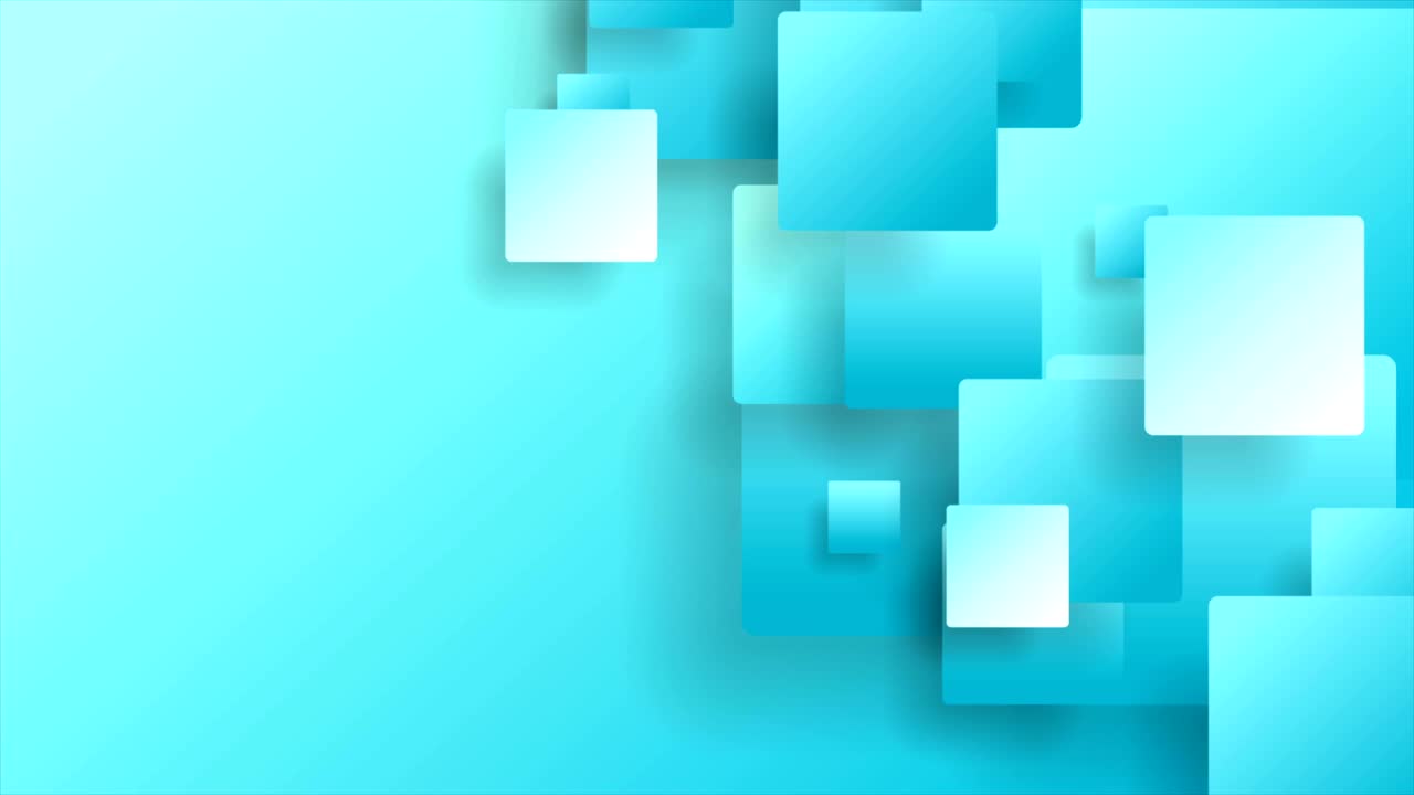 tecnología azul animación de video geométrica abstracta