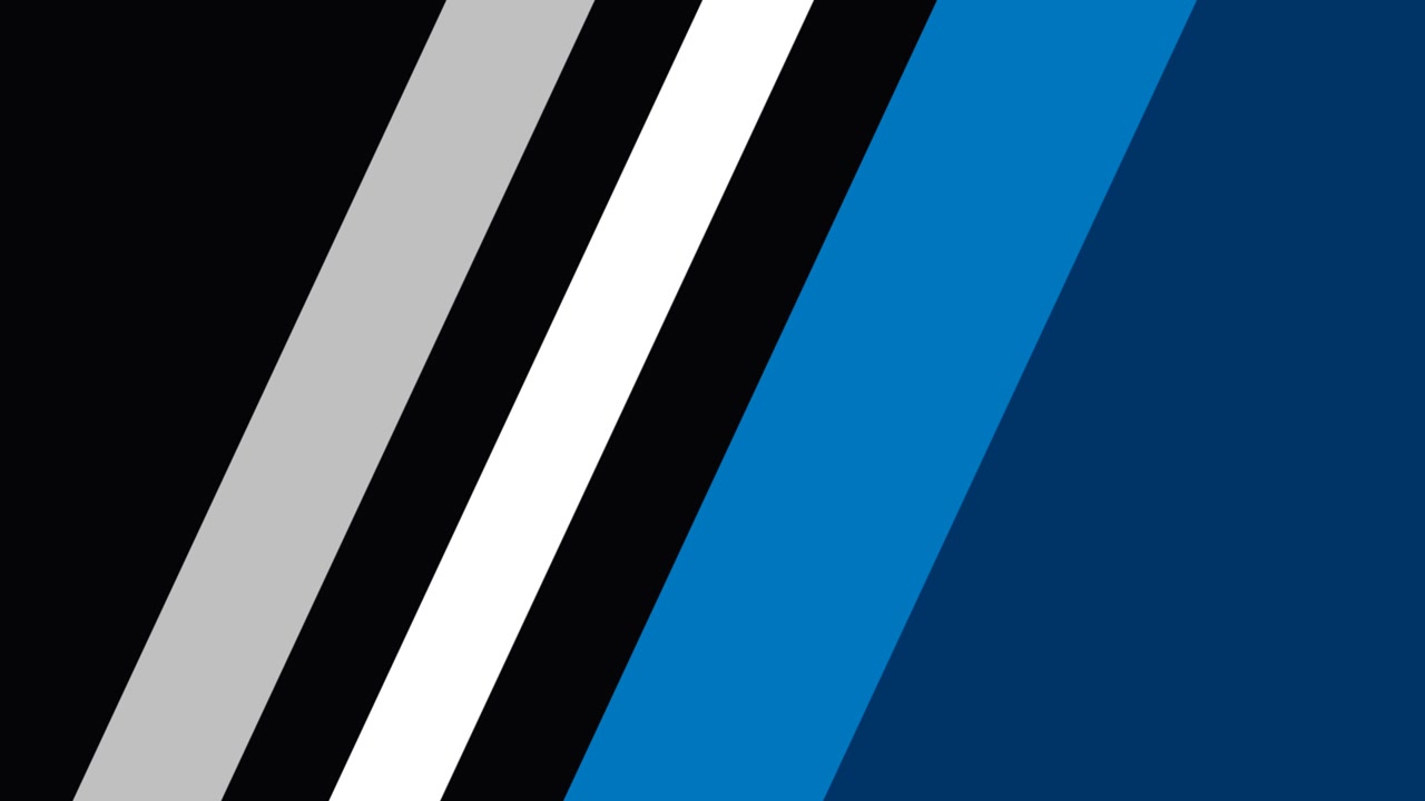 Abstract Motion Graphic with Diagonal Stripes in Blue and White