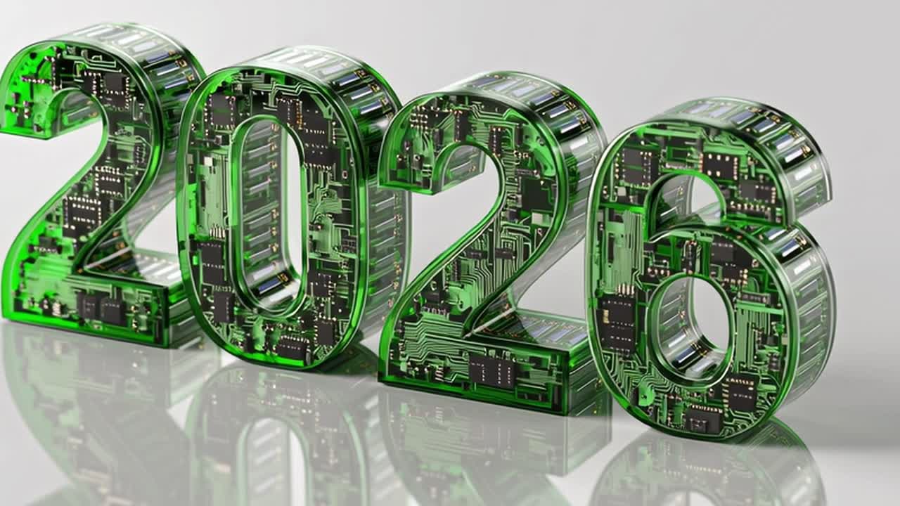 2026 New Year Technology Concept