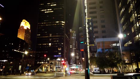 hyperlapse - timelapse downtown minneapolis at night