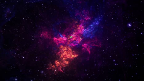 multi color space nebula