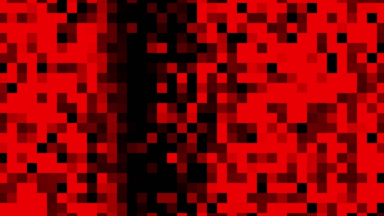 patrón pixelado rojo y negro