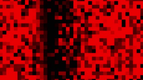 red and black pixelated pattern