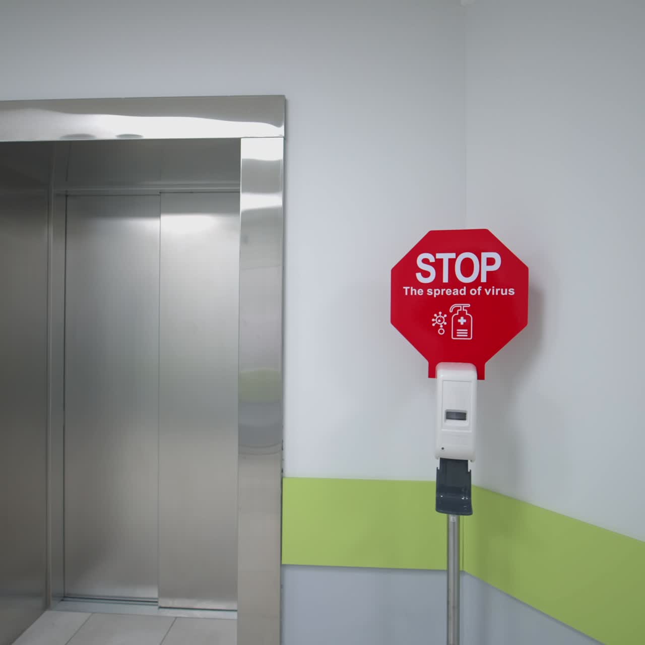 Stop covid-19 coronavirus sign. Coronavirus danger and public health risk disease and flu outbreak