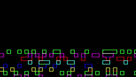 multi colored digital squares signal