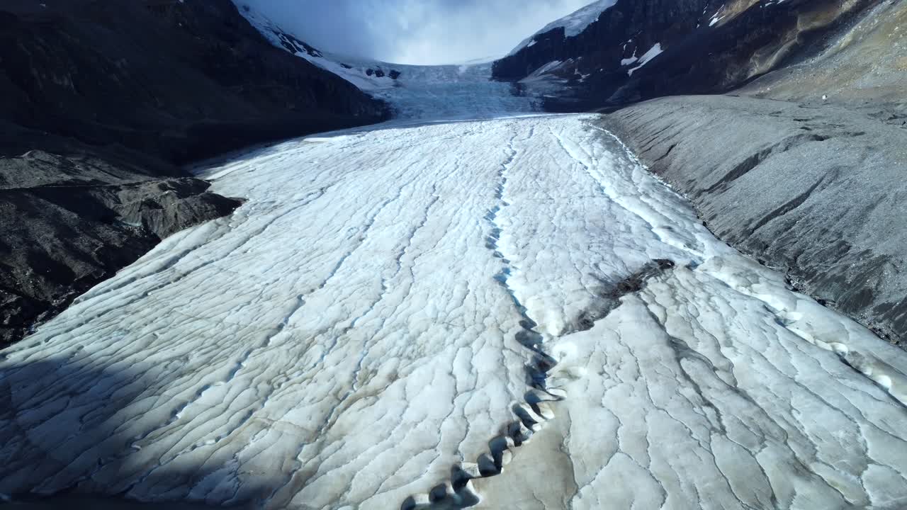 Aerial View of a Glacier