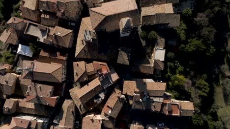 mandela, italy buildings with drone video looking down