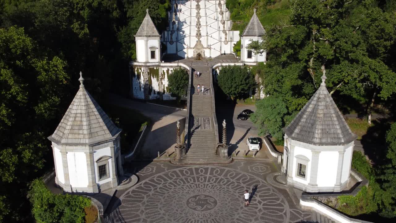 Revealing Bom Jesus church at Braga, Portugal.