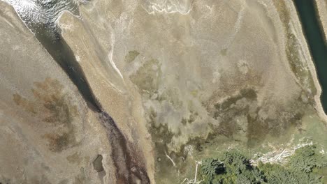 Jervis-Inlet,-British-Columbia-Coast,-Canada---Aerial-Top-Down