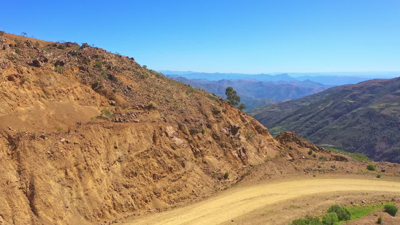 Paesaggio delle Ande in Bolivia.