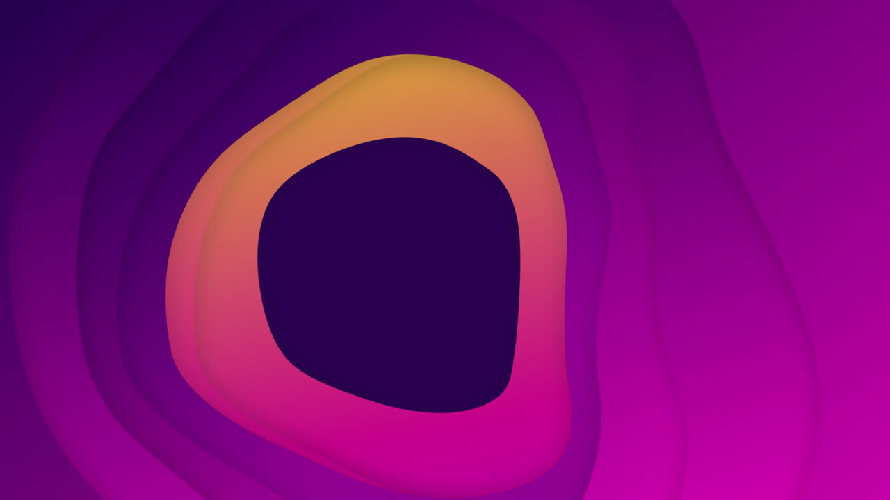 animación de formas que se mueven sobre un fondo negro