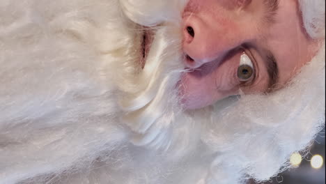 portrait of surprised santa claus christmas gifts concept portrait of surprised santa claus christmas gifts concept