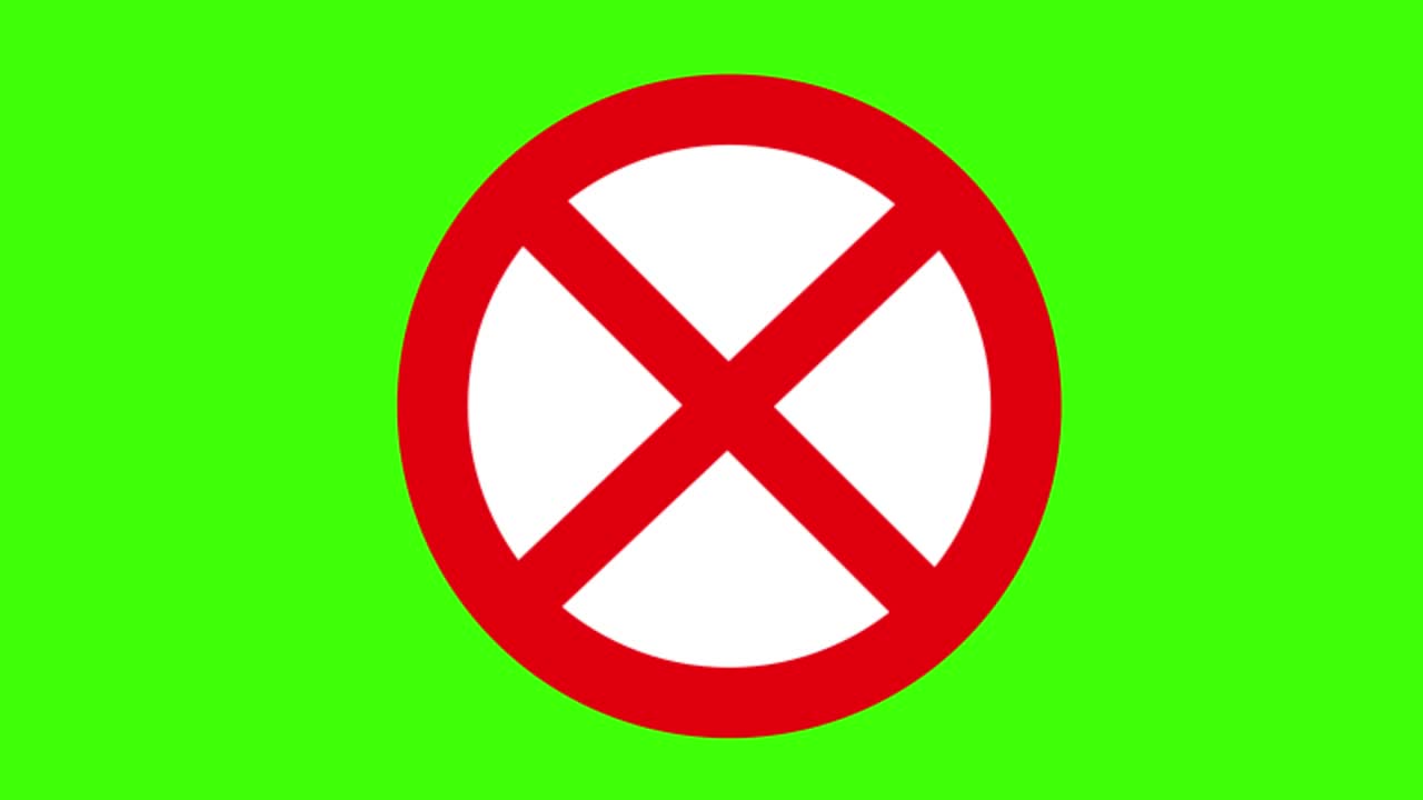 초록색 화면, 도로 표시 아이콘, 기다릴 필요가 없습니다.