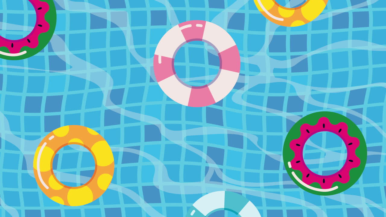 Piscina com Boias Infláveis
