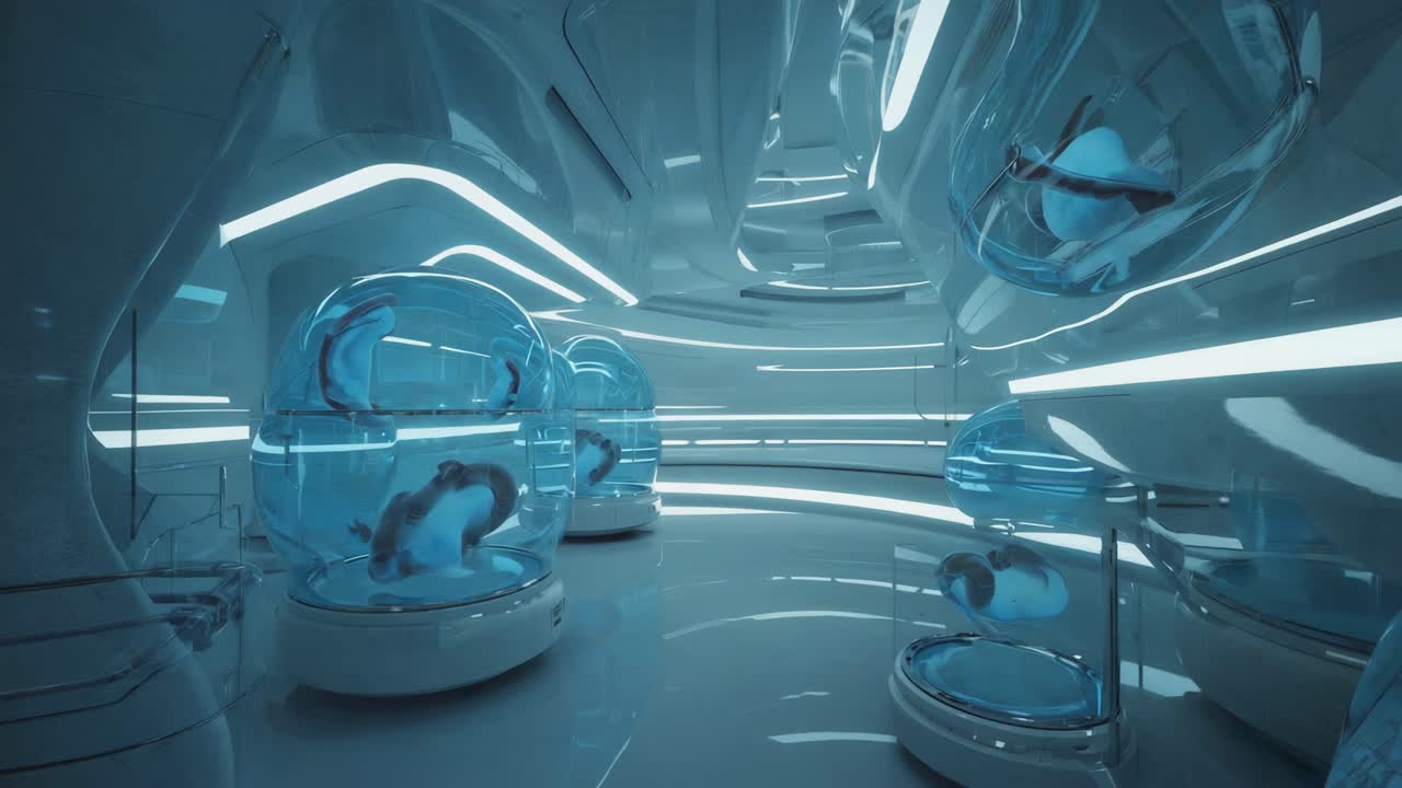 Futuristic Underwater Research Laboratory