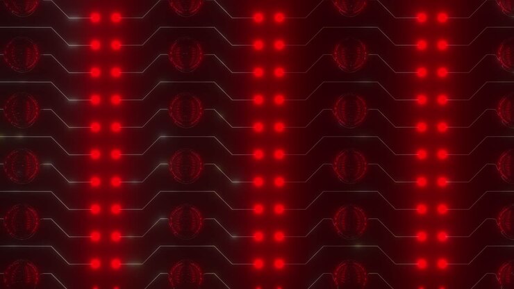 Abstract Glowing Pattern Background