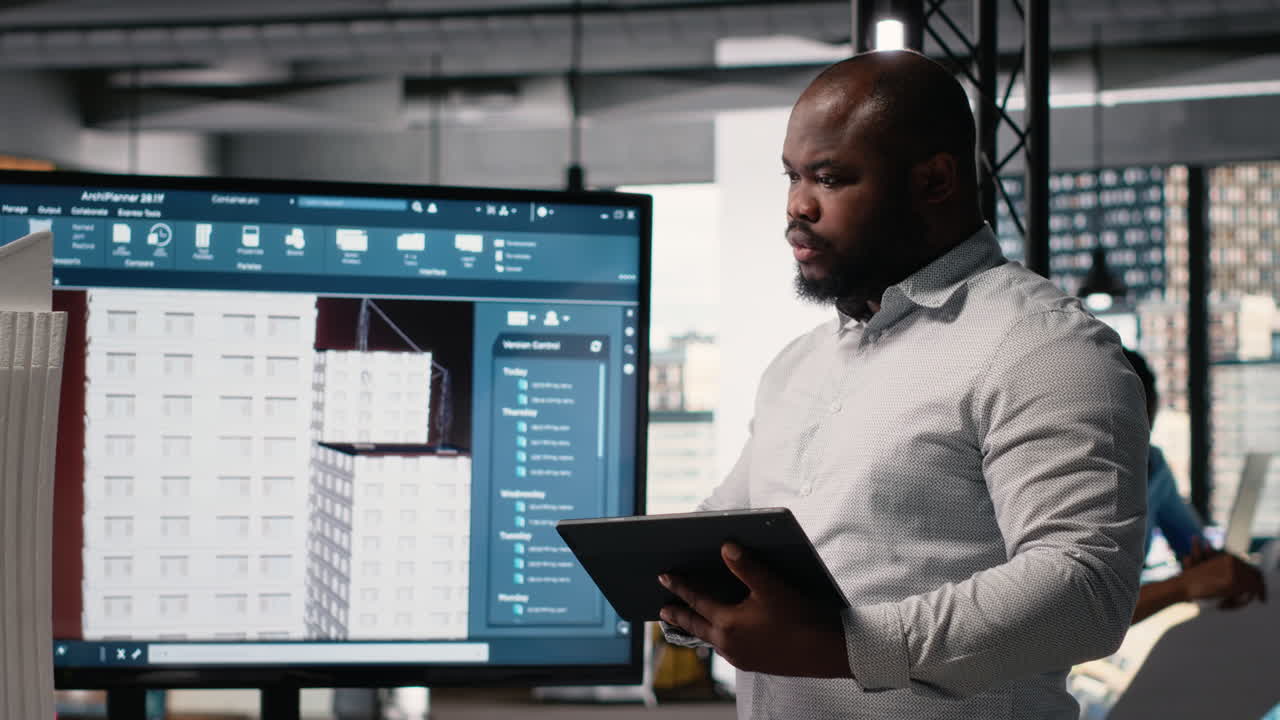 Vertical Video African american property developer focusing on land acquisition