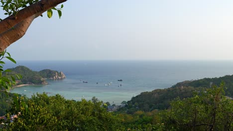 Vista-Panorámica-Sobre-La-Isla-De-Koh-Tao-En-Tailandia