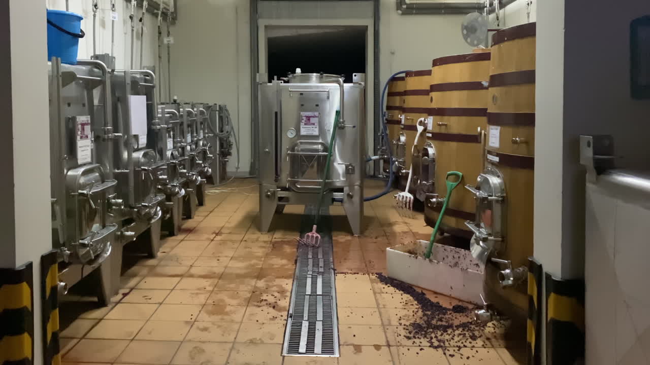instalación de producción de vino