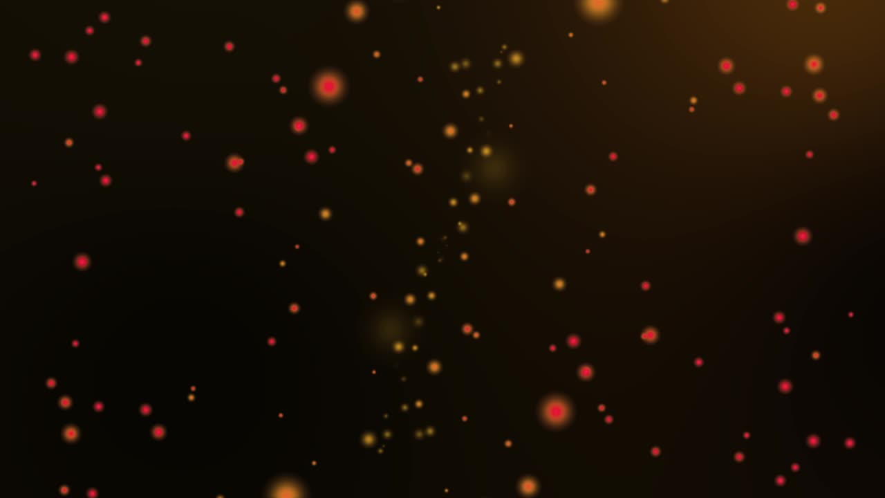 particelle galleggianti luminescenti animazione motion graphics