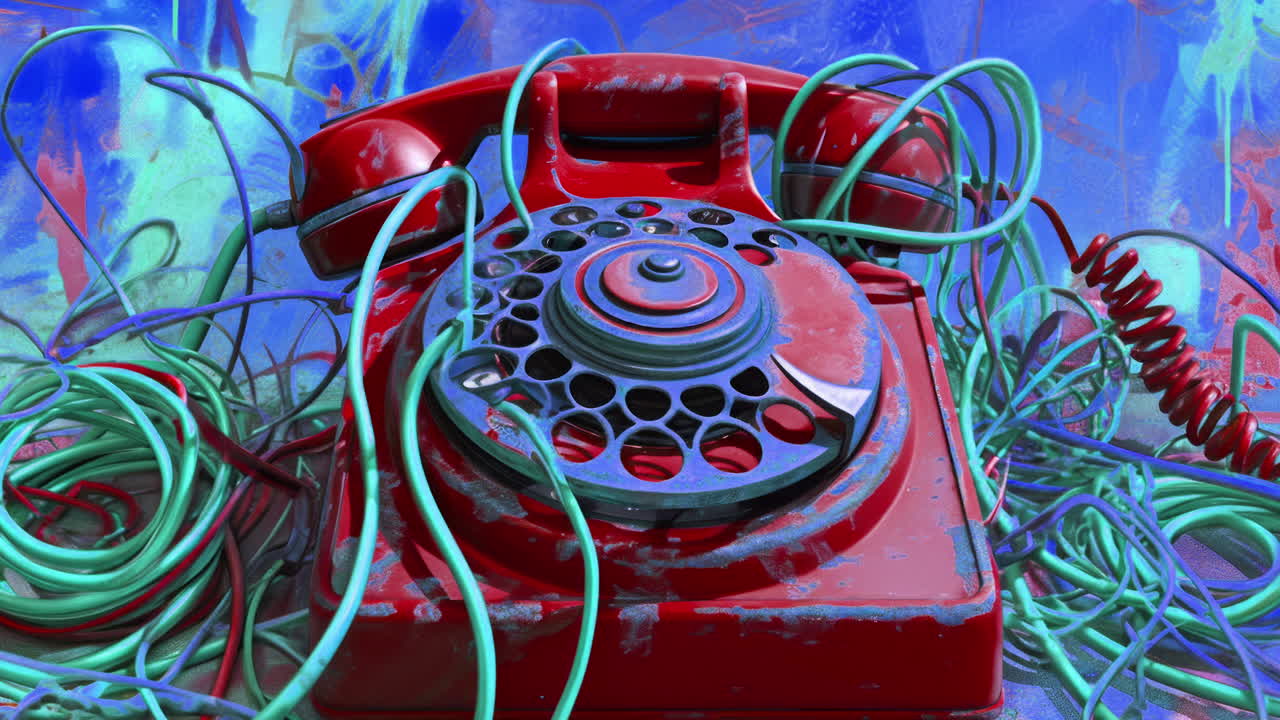 레트로 로터리 전화