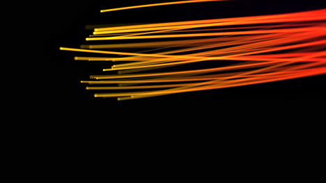 Motion-red-and-orange-lines-with-abstract-background