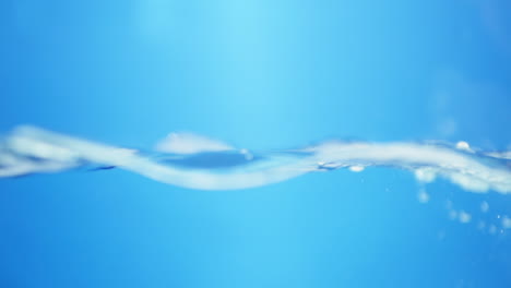macro view of a water splash. transparent droplets in a fresh, pure environment.