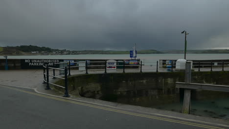 time lapse of the padstow to rock ferry terminal on a stormy day