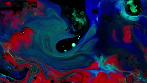 abstract colorful liquid art